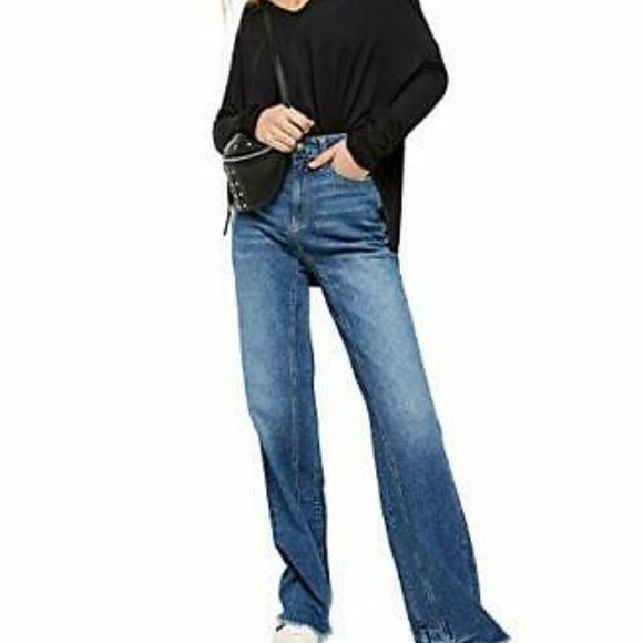 flat waist jeans
